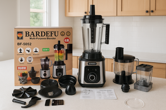 8-in-1 Multipurpose Blender – 9500W | 4.0L High-Speed Power Blender
